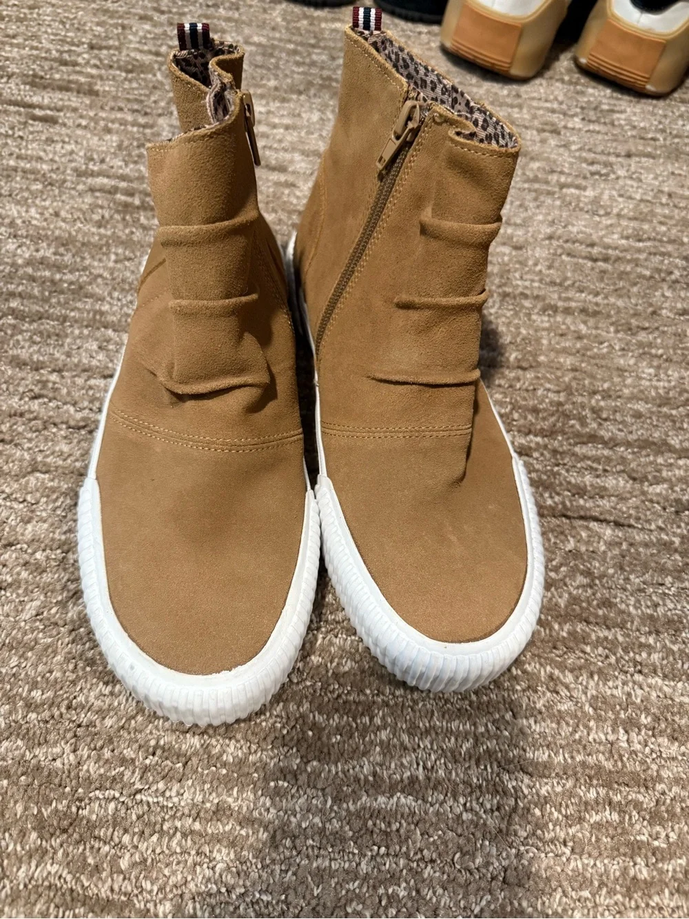 Sperry Kids Brown High-Top Zip Sneakers Boots